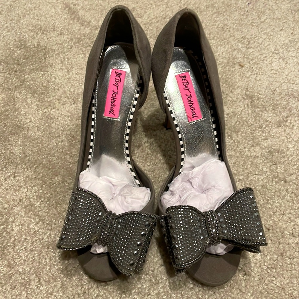 Studded Bow Betsy Johnson Heels